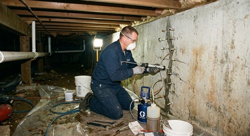 Basement Foundation Repair in Bethel, CT