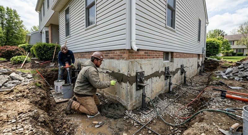 Basement Foundation Repair in Darien, CT
