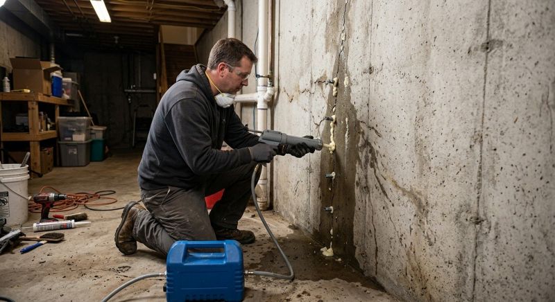 Basement Foundation Repair in North Branford, CT