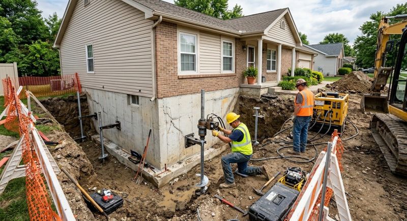 Building Foundation Repair in Bridgeport, CT