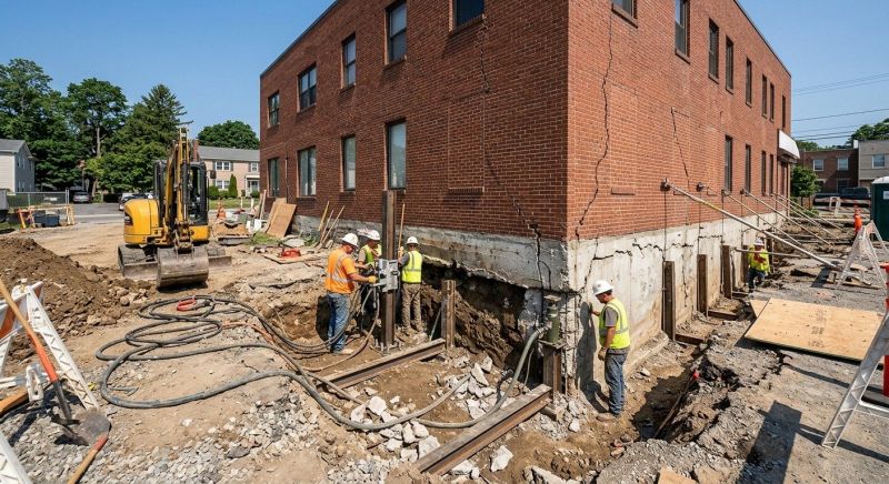 Building Foundation Repair in Danbury, CT
