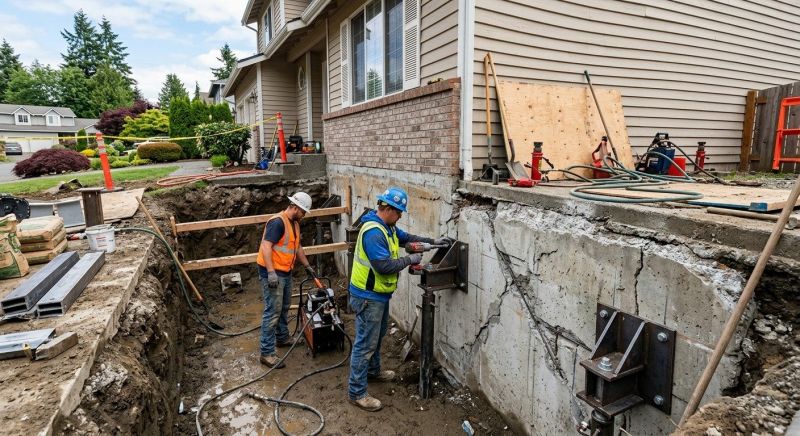 Building Foundation Repair in Hamden, CT
