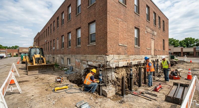 Commercial Foundation Repair in Stratford, CT