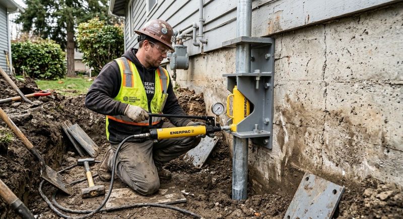 Concrete Foundation Leveling in Bethel, CT