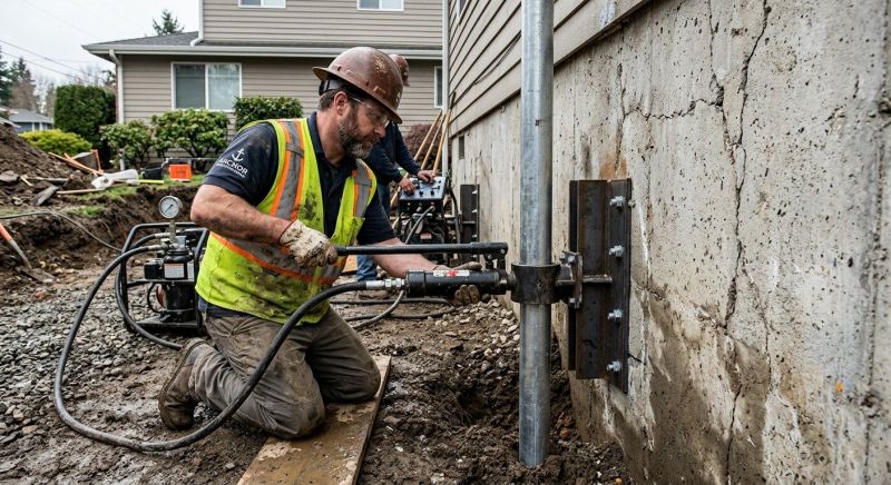 Concrete Foundation Leveling in Sandy Hook, CT