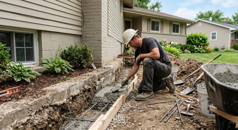 Concrete Foundation Repair in Brookfield, CT