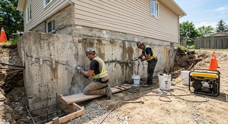Concrete Foundation Repair in East Haven, CT