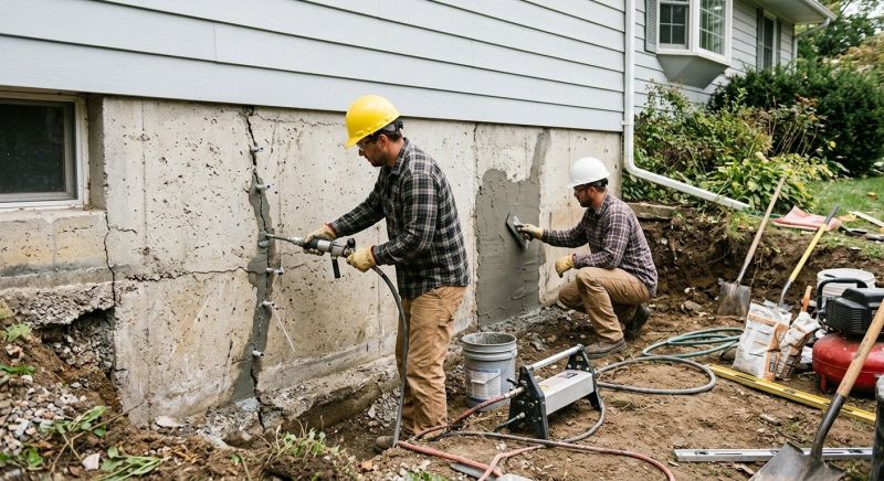 Concrete Foundation Repair in Stratford, CT