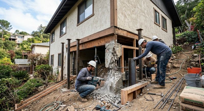 Concrete Foundation Repair in Norwalk, CT