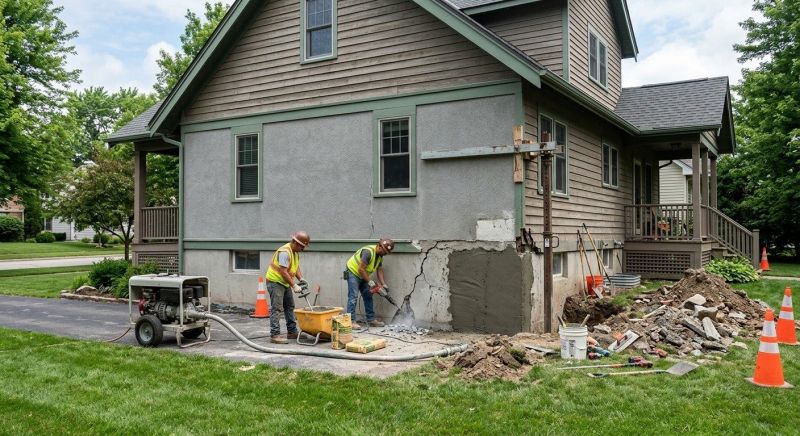 Concrete Foundation Repair in Trumbull, CT