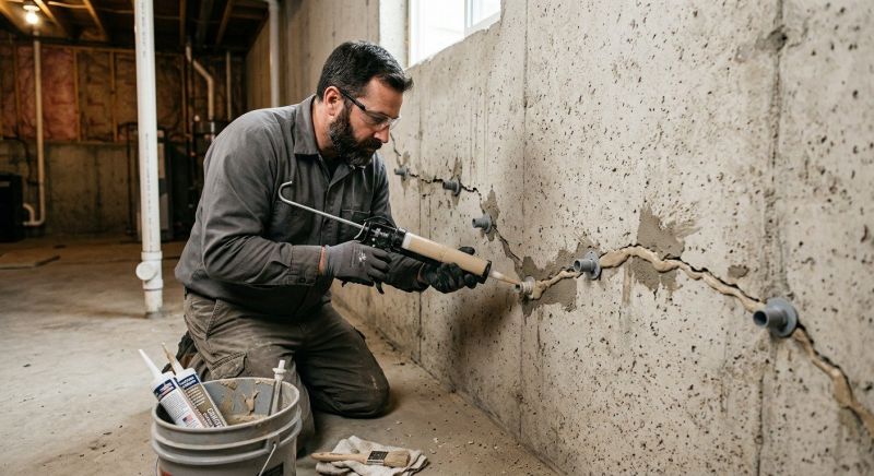 Cracked Foundation Repair in Derby, CT
