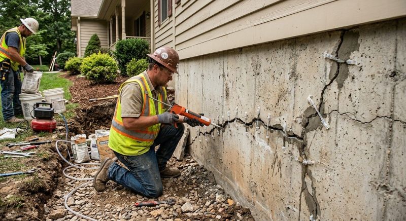 Cracked Foundation Repair in New Haven, CT