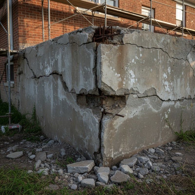 Cracked Foundation Repair in Port Jefferson, NY