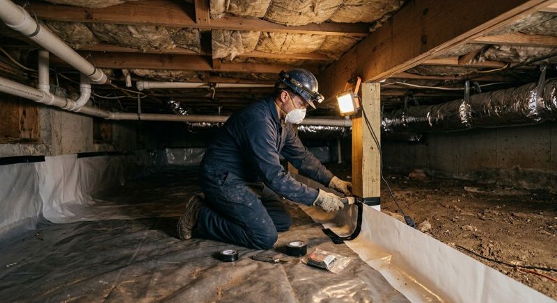 Crawlspace Repair in Stratford, CT