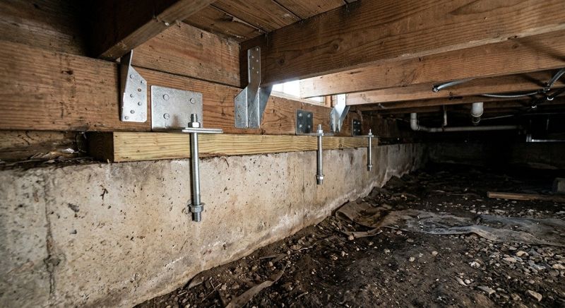Crawlspace Structural Repair in Stratford, CT