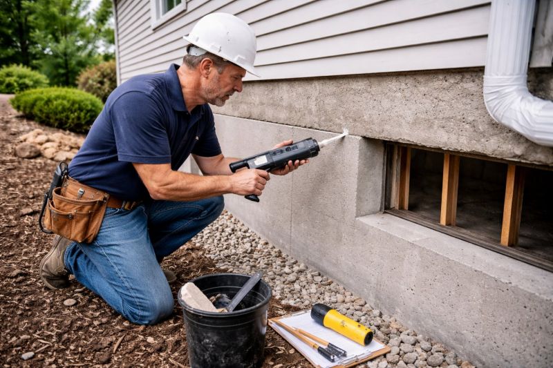 Foundation Crack Sealing in Stratford, CT