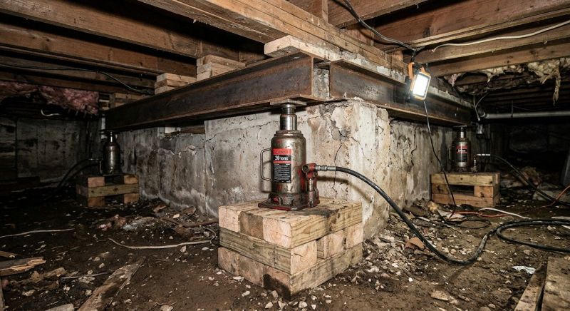 Foundation Jacking in Bethel, CT