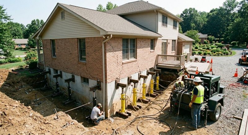 Foundation Jacking in Cheshire, CT