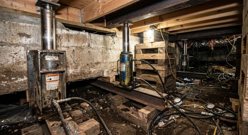 Foundation Jacking in Monroe, CT