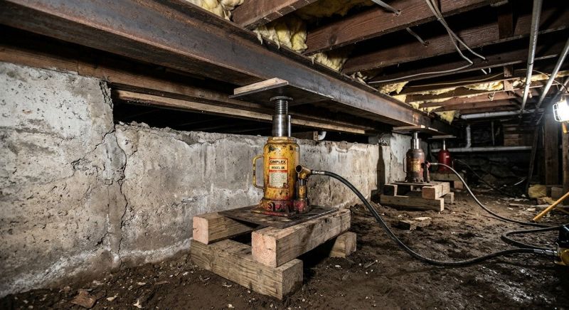Foundation Jacking in Redding, CT