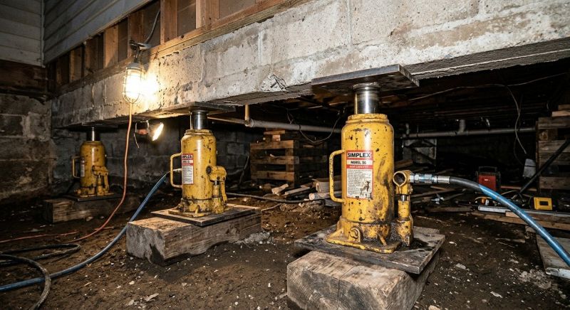 Foundation Jacking in Roxbury, CT