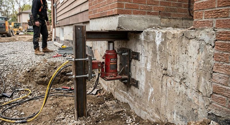 Foundation Jacking in Wilton, CT