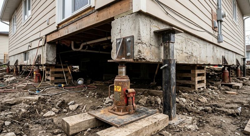 Foundation Lifting in Branford, CT
