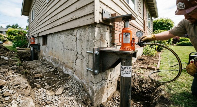 Foundation Lifting in Centereach, NY