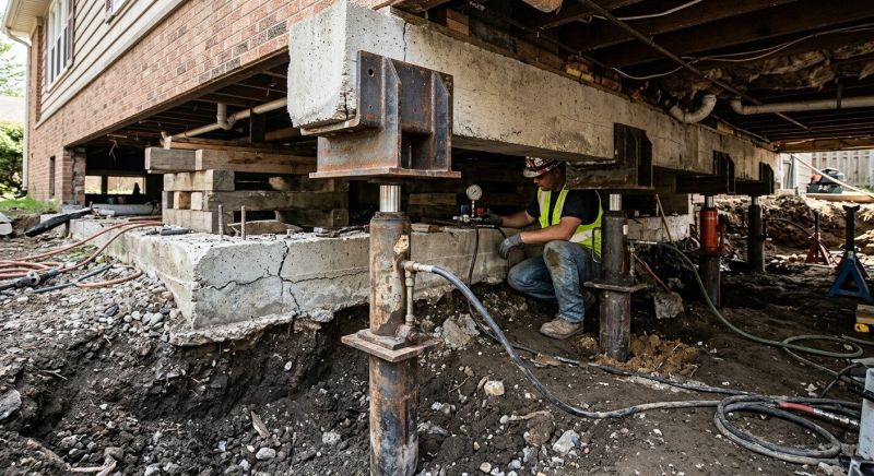 Foundation Lifting in Roxbury, CT