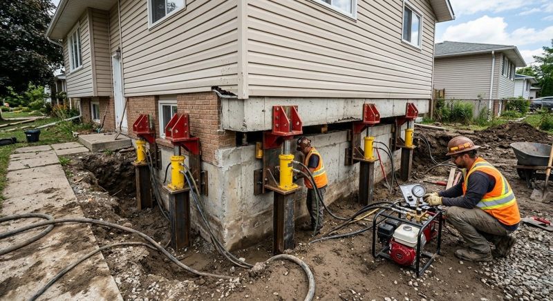 Foundation Lifting in Wilton, CT