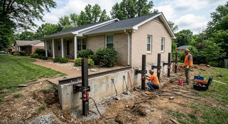 Foundation Pier Leveling in Stratford, CT