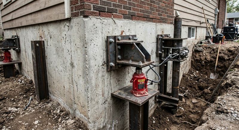 Foundation Pier Leveling in Stratford, CT