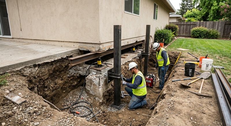 Foundation Pier Repair in Stratford, CT
