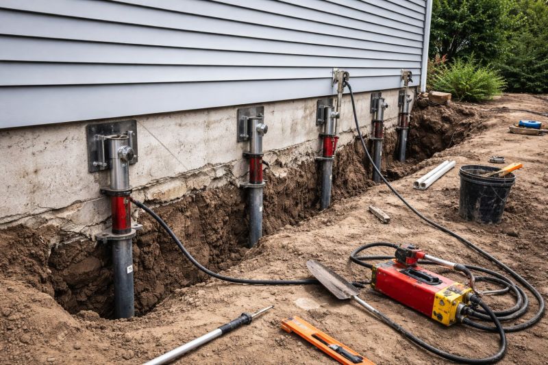 Foundation Pier Repair in Stratford, CT
