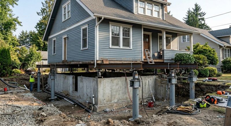 Foundation Raising in New Canaan, CT