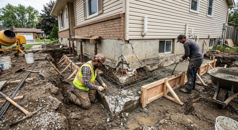 Foundation Repair in Middlebury, CT