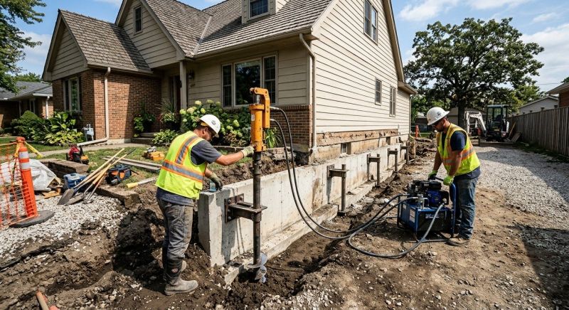 Foundation Stabilizing in East Haven, CT
