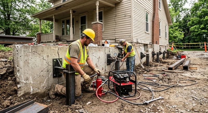 Foundation Stabilizing in Easton, CT