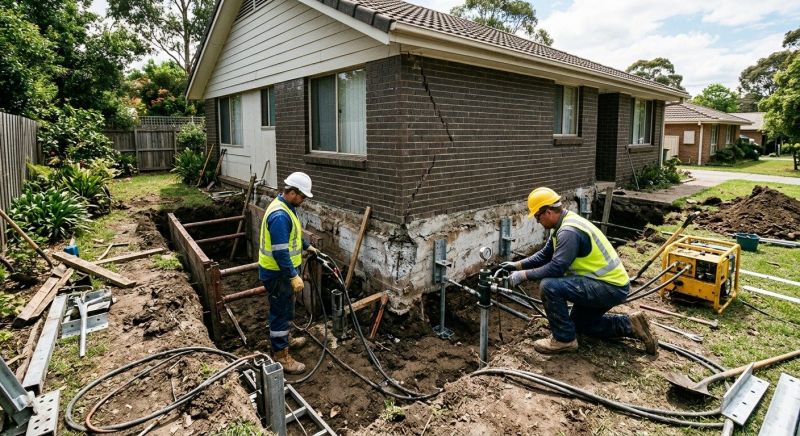 Foundation Stabilizing in Hamden, CT