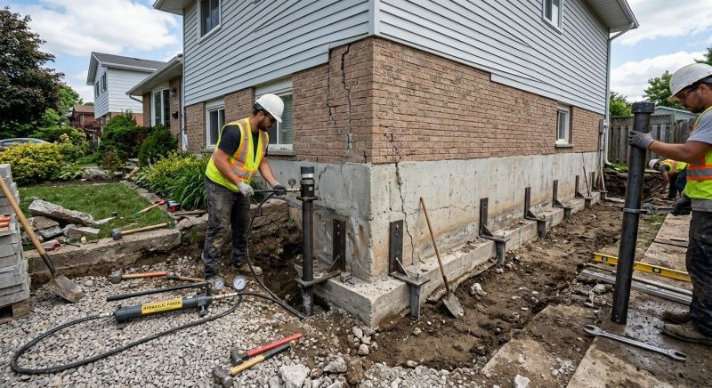 Foundation Stabilizing in Redding, CT