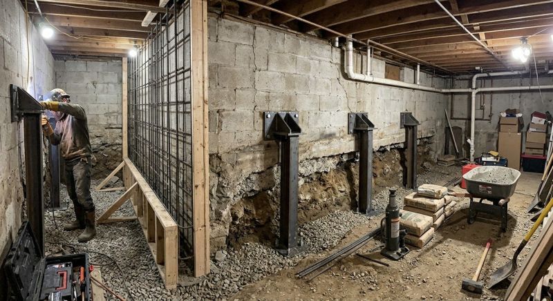 Foundation Stabilizing in Sound Beach, NY