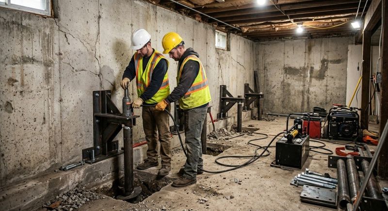 Foundation Stabilizing in Stony Brook, NY