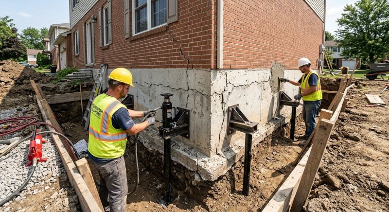 Foundation Structural Repair in Monroe, CT