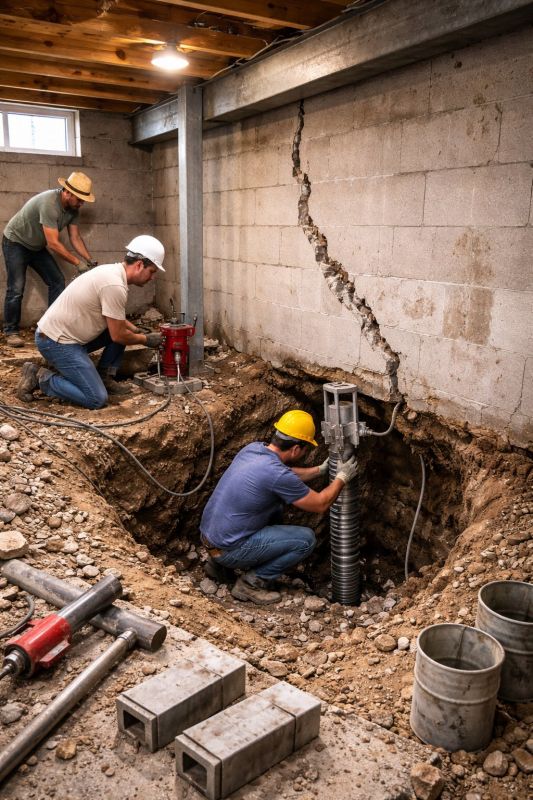 Foundation Structural Repair in Sound Beach, NY