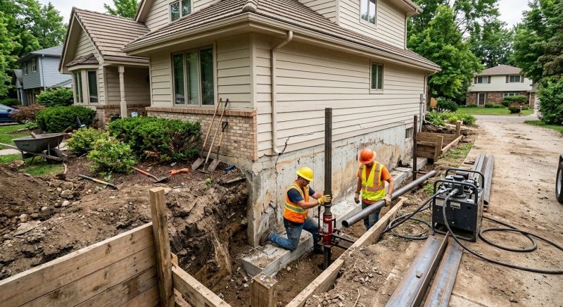 House Foundation Repair in New Haven, CT