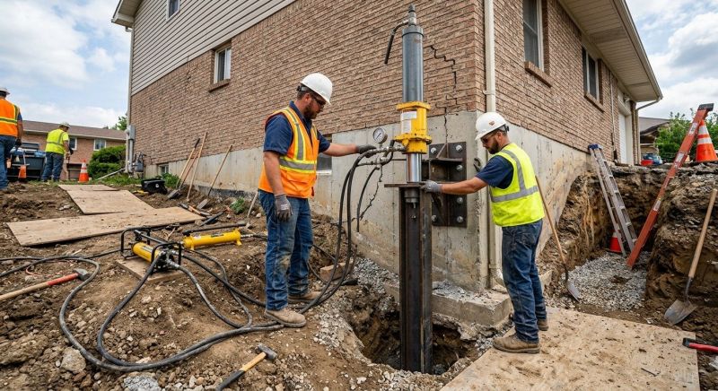 Settling Foundation Service in Darien, CT