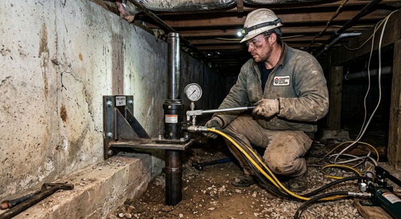 Settling Foundation Service in Stratford, CT