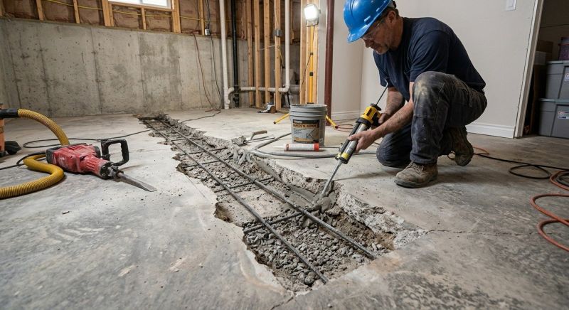 Slab Foundation Repair in Stratford, CT