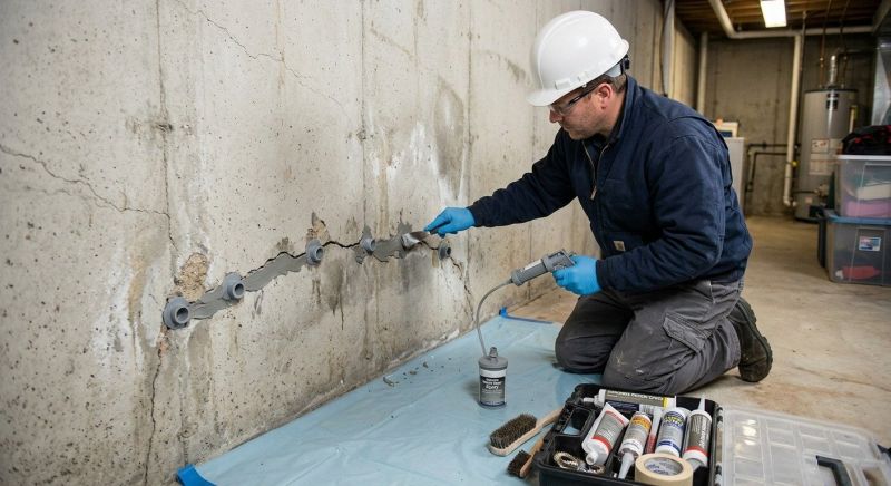 Structural Crack Repair in Stratford, CT